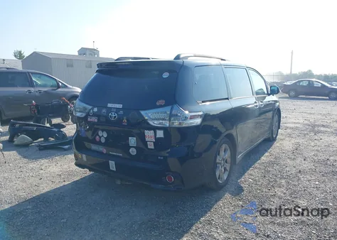 2013 Toyota Sienna Se 8 Passenger из США, поврежденный, VIN 5TDXK3DC0DS357678